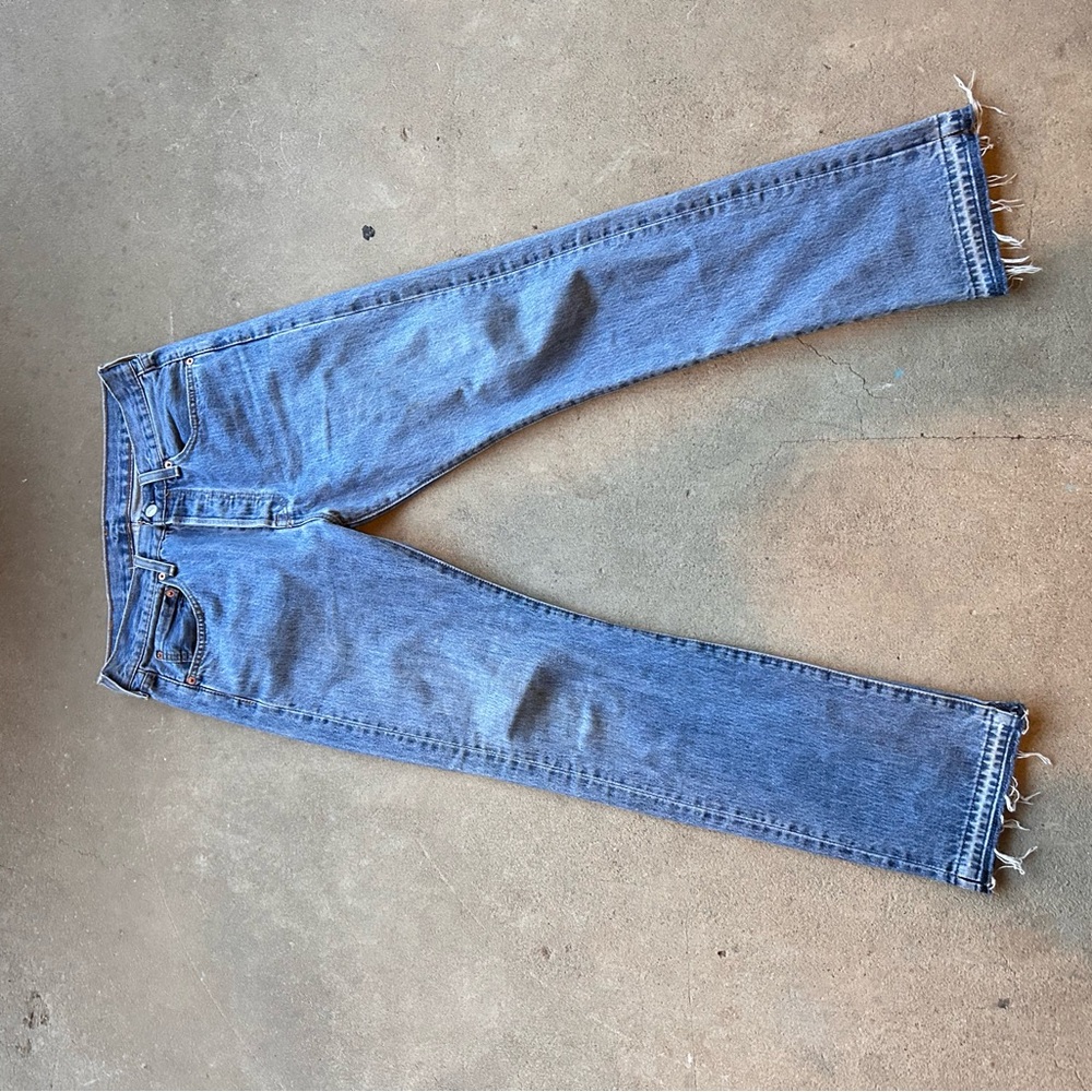 CUSTOM LEVIS 501 ‘Stacked’ Leg jeans 31x32